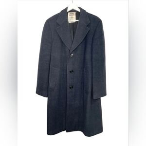Men's Classic Navy Overcoat